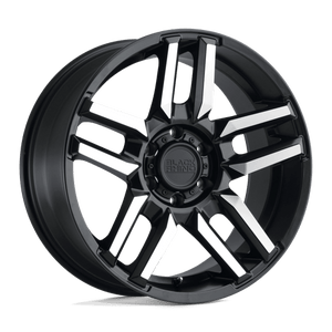 Black Rhino MESA Matte Black W/ Machined Face 18x9 +2 5x139.7mm 78.1mm - WheelWiz