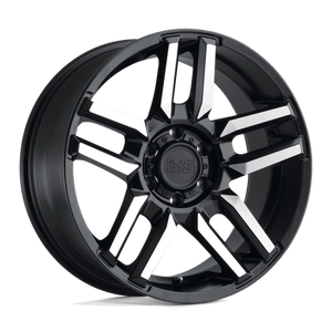Black Rhino MESA Matte Black W/ Machined Face 20x9 +12 6x135mm 87.1mm - Wheelwiz