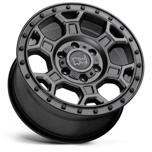Black Rhino MIDHILL Matte Gunmetal W/ Black Bolts 18x8 +48 5x160mm 65.1mm - WheelWiz