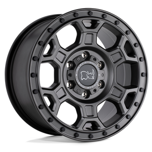 Black Rhino MIDHILL Matte Gunmetal W/ Black Bolts 18x8 +48 5x160mm 65.1mm - WheelWiz