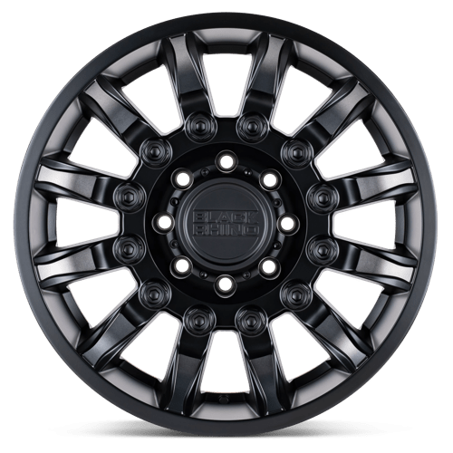 Black Rhino MISSION Matte Black W/ Machined Tint 20x11.5 -44 8x180mm 125.1mm - Wheelwiz