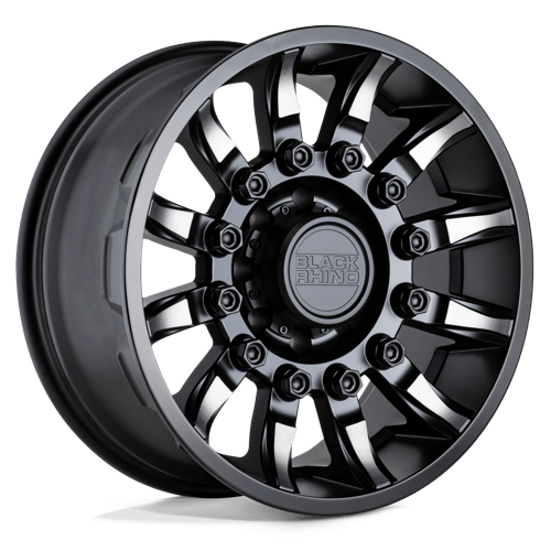 Black Rhino MISSION Matte Black W/ Machined Tinted Spokes 18x9 +12 6x135mm 87.1mm - WheelWiz