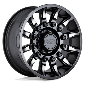 Black Rhino MISSION Matte Black W/ Machined Tint 18x9 +6 8x170mm 125.1mm - Wheelwiz