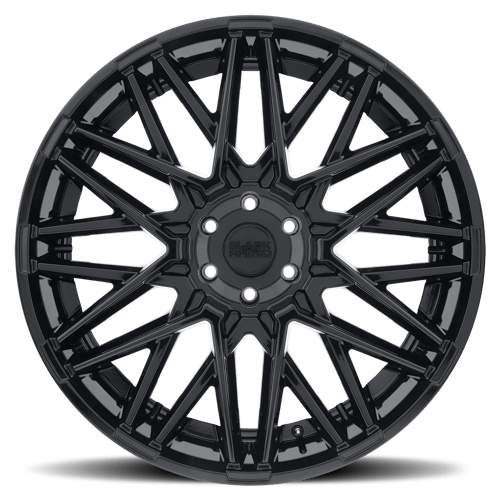 Black Rhino MOROCCO Gloss Black 18x8.5 +35 5x120mm 76.1mm - WheelWiz