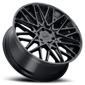 Black Rhino MOROCCO Gloss Black 22x10 +35 5x127mm 71.5mm - Wheelwiz