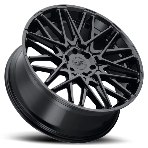 Black Rhino MOROCCO Gloss Black 18x8.5 +35 5x120mm 76.1mm - WheelWiz