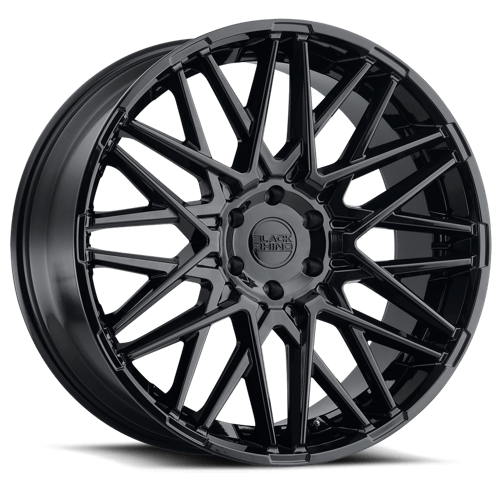 Black Rhino MOROCCO Gloss Black 18x8.5 +35 5x114.3mm 76.1mm - Wheelwiz