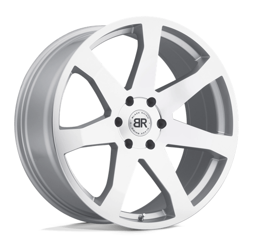 Black Rhino MOZAMBIQUE Silver W/ Mirror Cut Face 18x8.5 +30 5x127mm 71.5mm - WheelWiz