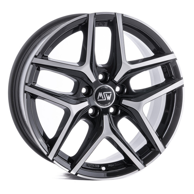 MSW 40 19x8 +40 5x114.30 Custom GLOSS BLACK FULL POLISHED - WheelWiz