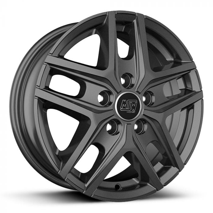 MSW40 VAN 16x6.5 +48 5x118.00 Custom GLOSS DARK GREY - WheelWiz