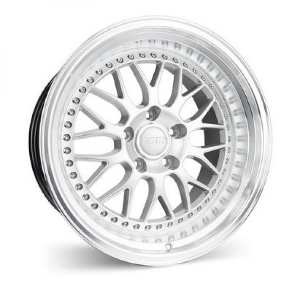 ESR Wheels SR01 HYPER SILVER/MACHINE LIP 18x8.5 +35 5x114.3mm 72.6mm - Wheelwiz