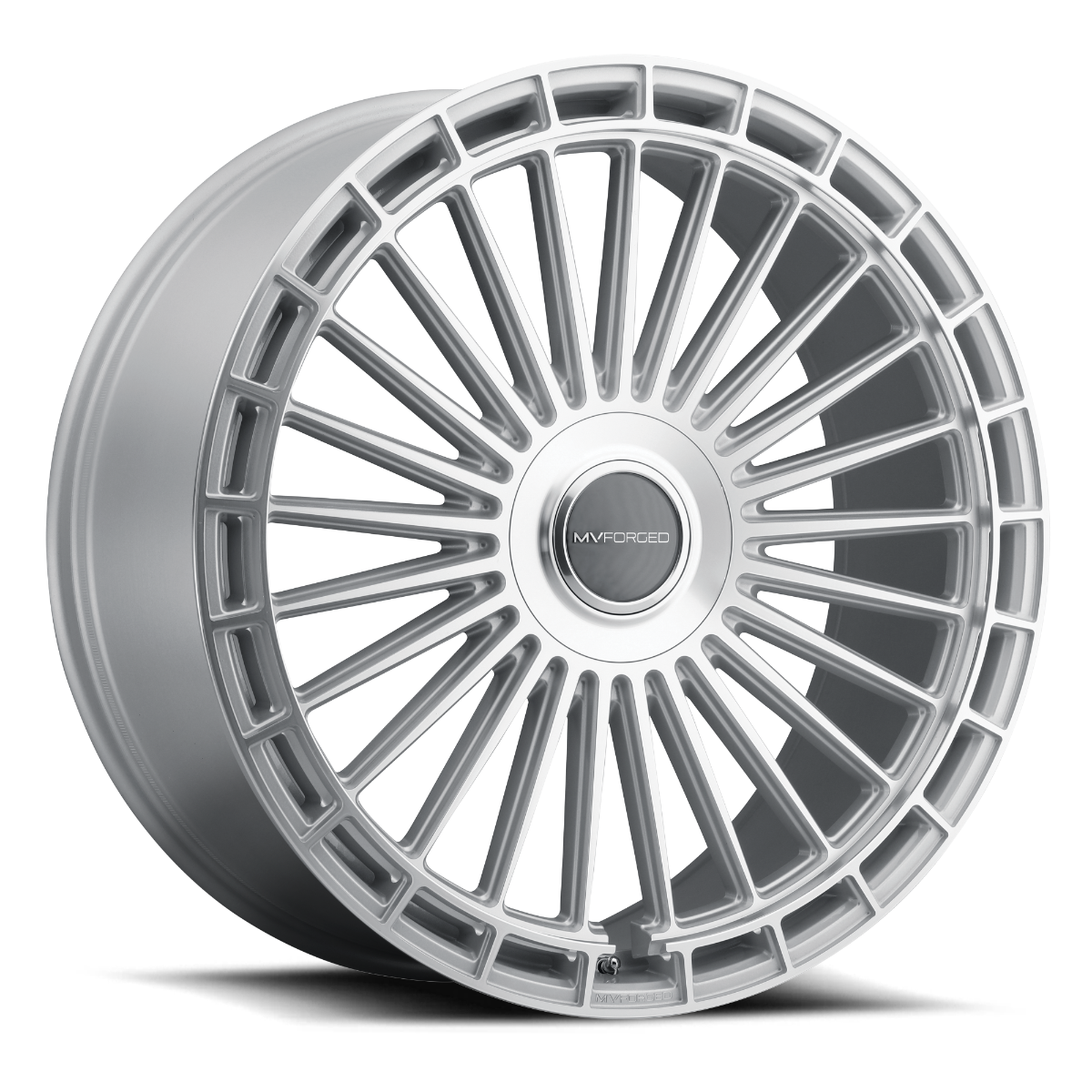 MV Forged MVF40 DIAMOND SILVER 22x10.5 0 Custommm 72.6mm