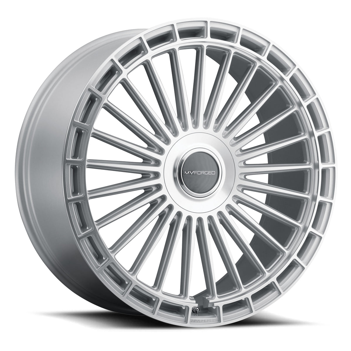 MV Forged MVF40 DIAMOND SILVER 22x10.5 +25 5x112mm 66.6mm