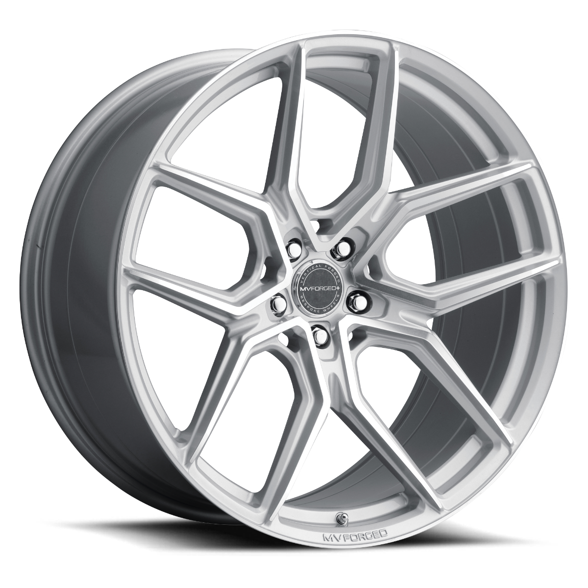 MV Forged MVF5 DIAMOND SILVER 20x10 +10 5x112mm 66.6mm