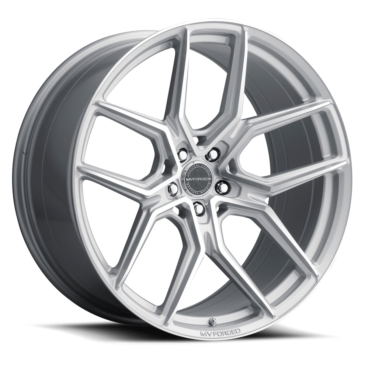 MV Forged MVF5 DIAMOND SILVER 21x11 +35 5x120mm 72.6mm
