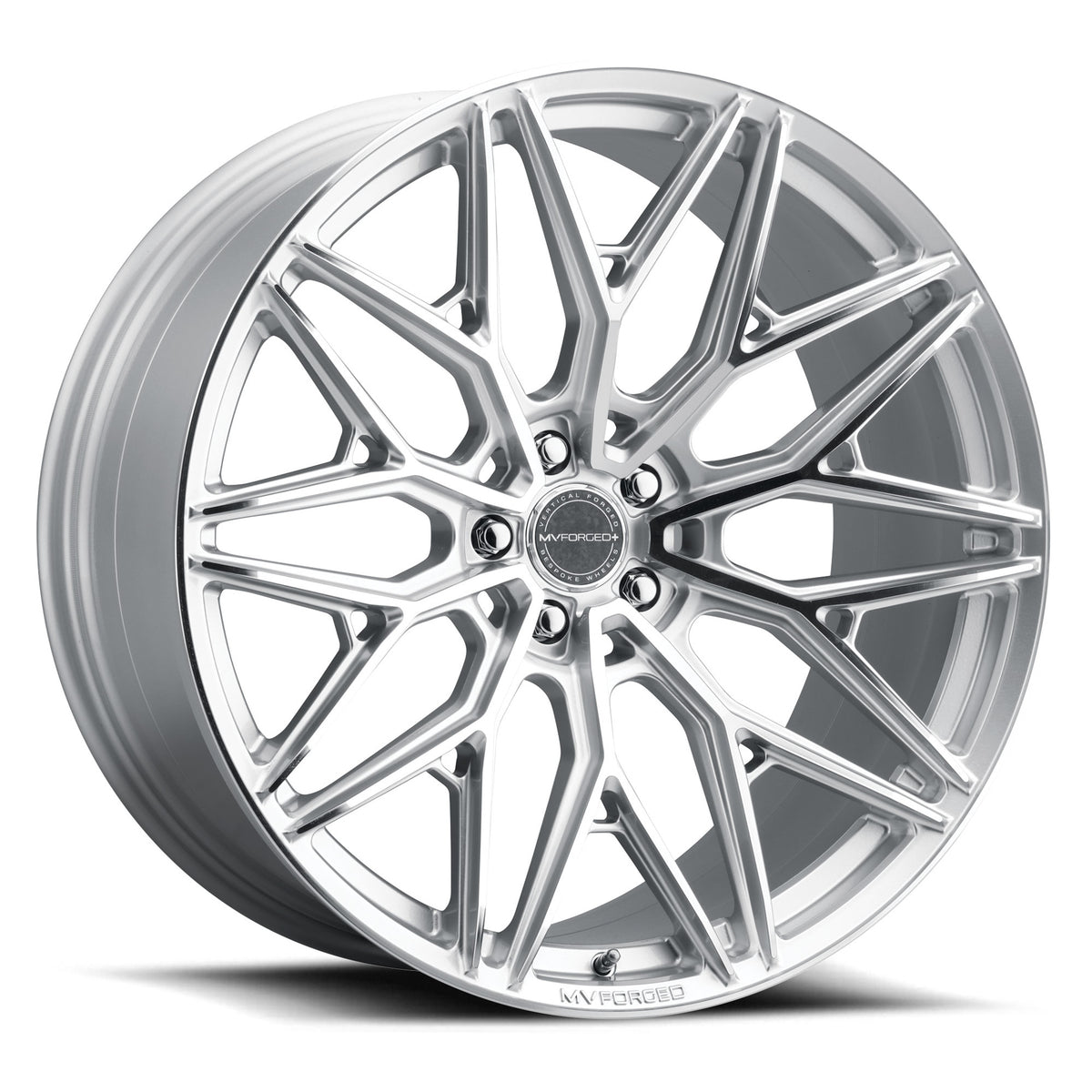MV Forged MVF2 DIAMOND SILVER 20x10 +10 5x115mm 72.6mm