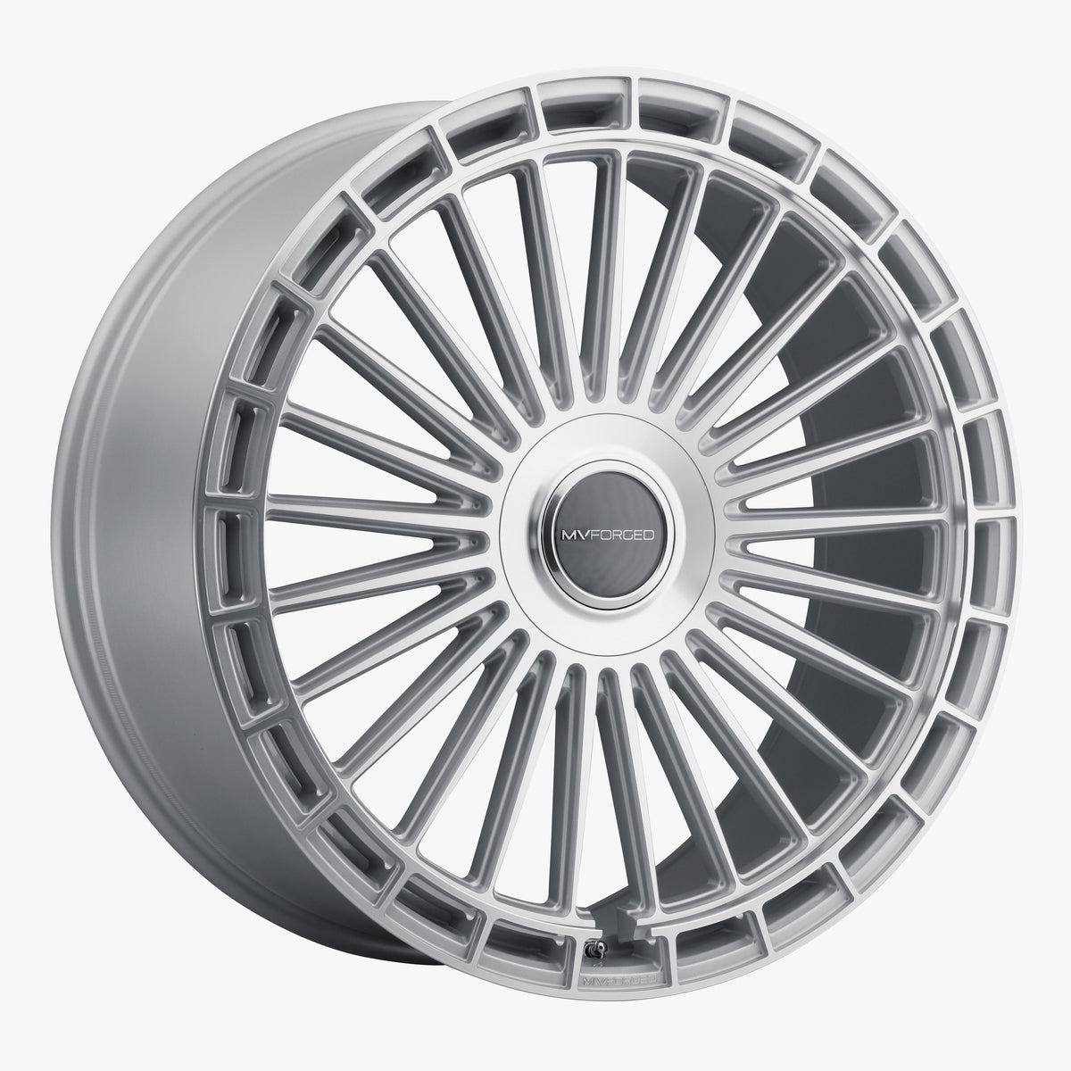 MV Forged MVF40 DIAMOND SILVER 22x10.5 0 Custommm 72.6mm