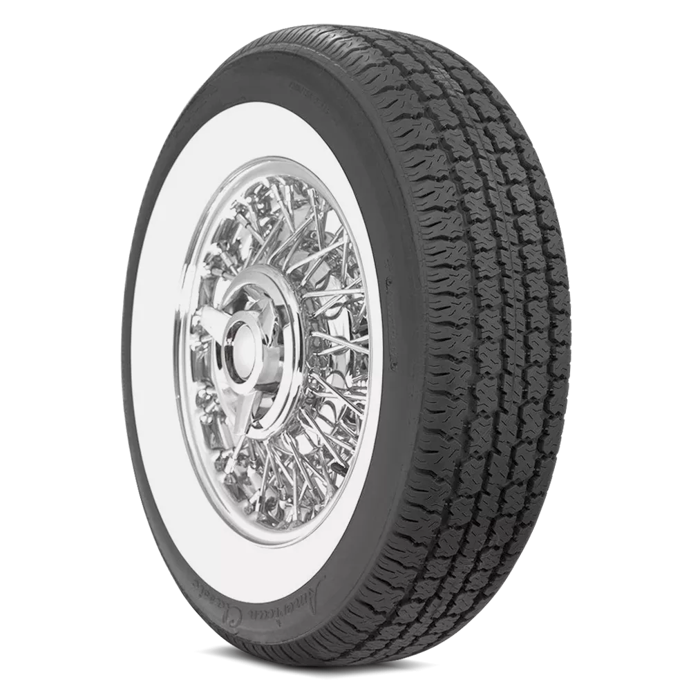 Coker American Classic Radial (2 1/4 INCH Whitewall) 195/75R15 195/75R15 - Wheelwiz