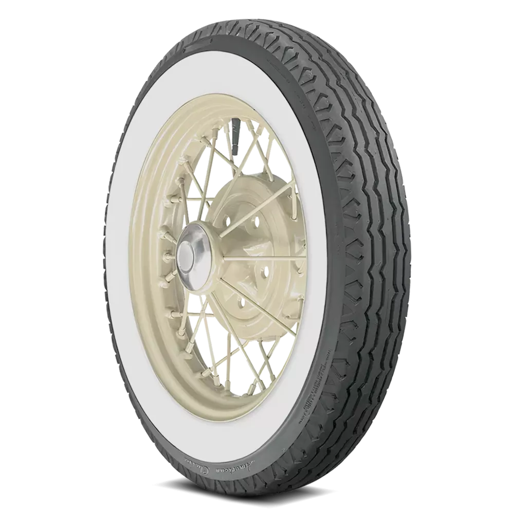 Coker American Classic Radial (Model A Plus Bias Look Radial) 475/500R19 Whitewall 475/500R19
