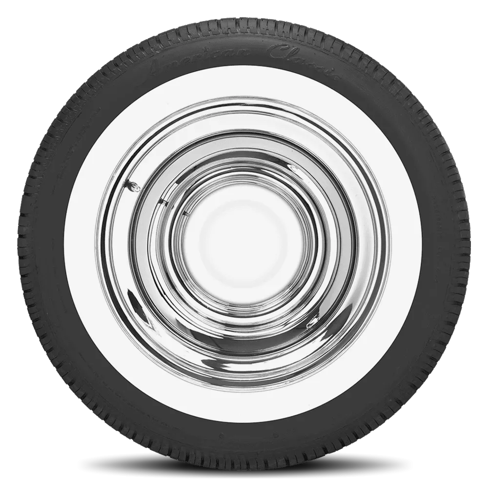 Coker American Classic Radial (1 3/4 INCH Whitewall) 235/55R17 - Wheelwiz
