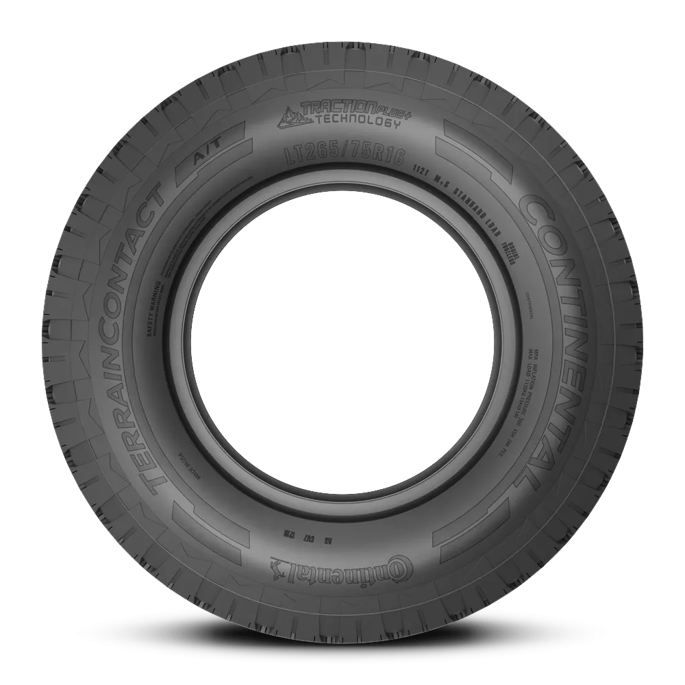 Continental TerrainContact A/T LT265/75R16 123/120S E/10 OWL