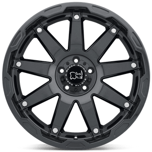 Black Rhino OCEANO Gloss Gun Black W/ Ss Bolts 20x9.5 +12 6x139.7mm 112.1mm - Wheelwiz