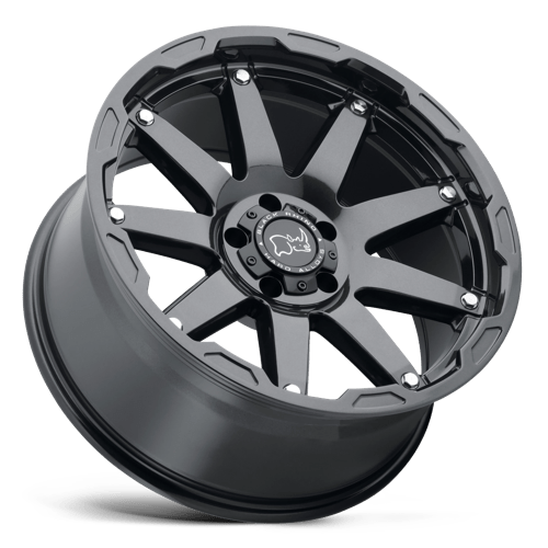 Black Rhino OCEANO Gloss Gun Black W/ Ss Bolts 20x9.5 +12 5x150mm 110.1mm - Wheelwiz
