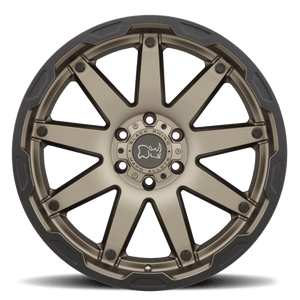 Black Rhino OCEANO Matte Bronze W/ Black Ring 20x12 -44 5x127mm 71.5mm - Wheelwiz
