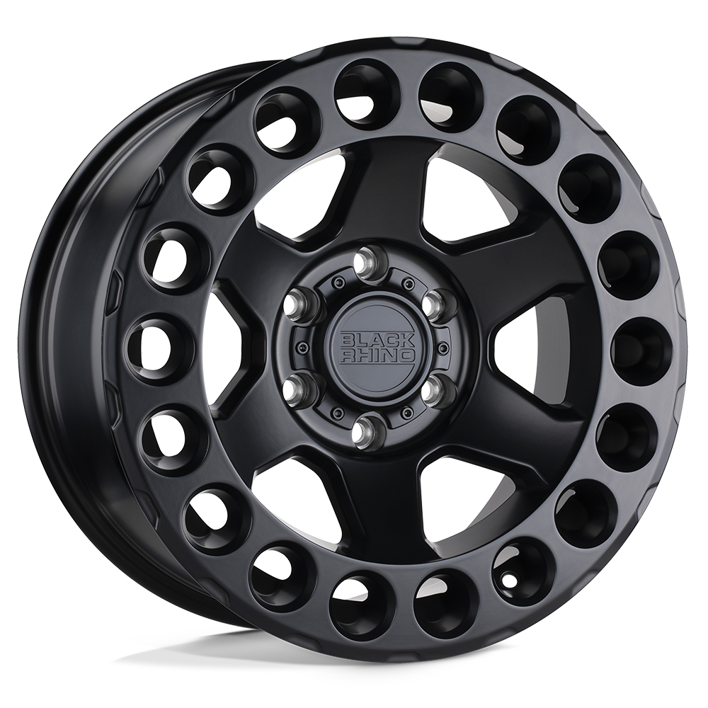 Black Rhino ODESSA Matte Black 17x9.5 +12 6x139.7mm 112.1mm - WheelWiz