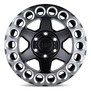 Black Rhino ODESSA Matte Black W/ Machined Tint 17x9.5 -18 5x127mm 71.5mm - Wheelwiz