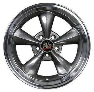 OE Wheels Replica FR01 Anthracite with Machined Lip 17x10.5 +27 5x114.3mm 70.6mm