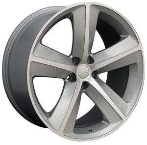 OE Wheels Replica DG05 Silver Machined 20x9.0 +20 5x115mm 71.5mm