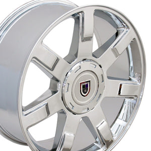 OE Wheels Replica CA80 Chrome 24x10.0 +31 6x139.7mm 78.1mm