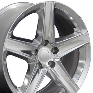 OE Wheels Replica JP06 Polished 20x9.0 +34.75 5x127mm 71.5mm