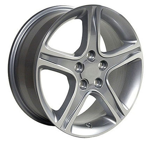 OE Wheels Replica LX01 Silver Machined 17x7.0 +50 5x114.3mm 60.1mm - Wheelwiz