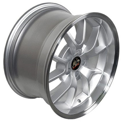 OE Wheels Replica FR05 Silver with Machined Lip 18x10.0 +22 5x114.3mm 70.6mm - Wheelwiz
