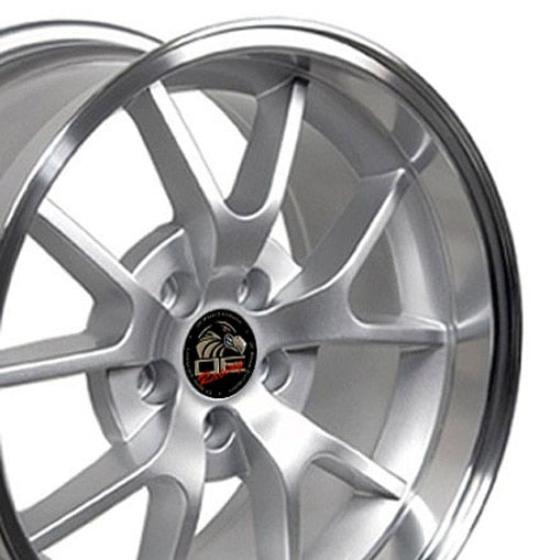 OE Wheels Replica FR05 Silver with Machined Lip 18x10.0 +22 5x114.3mm 70.6mm - Wheelwiz