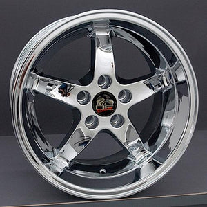 OE Wheels Replica FR04 Chrome 17x10.5 +27 5x114.3mm 70.6mm