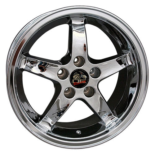 OE Wheels Replica FR04 Chrome 17x9.0 +24 5x114.3mm 70.6mm - Wheelwiz