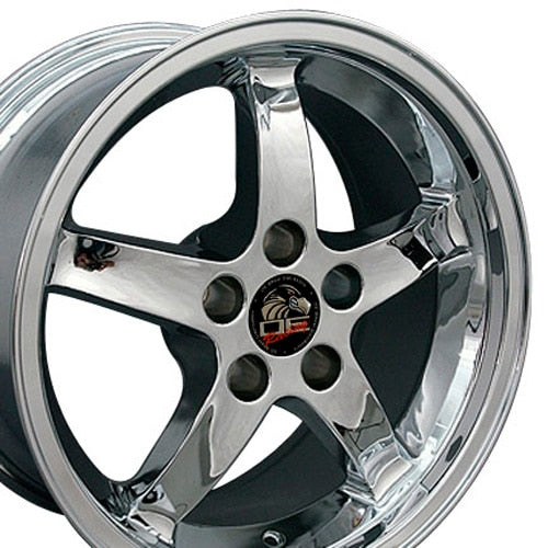 OE Wheels Replica FR04 Chrome 17x9.0 +24 5x114.3mm 70.6mm - Wheelwiz