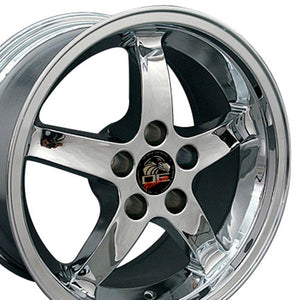 OE Wheels Replica FR04 Chrome 17x9.0 +24 5x114.3mm 70.6mm