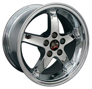 OE Wheels Replica FR04 Chrome 17x9.0 +24 5x114.3mm 70.6mm