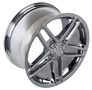 OE Wheels Replica CV07B Chrome 19x10.0 +65 5x120.65mm 70.3mm