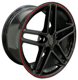 OE Wheels Replica CV07A Gloss Black 18x10.5 +56 5x120.65mm 70.3mm