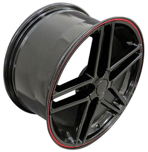 OE Wheels Replica CV07A Gloss Black 18x10.5 +56 5x120.65mm 70.3mm