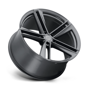 OHM LIGHTNING Gloss Gunmetal 22x9 +25 5x120mm 64.2mm - Wheelwiz