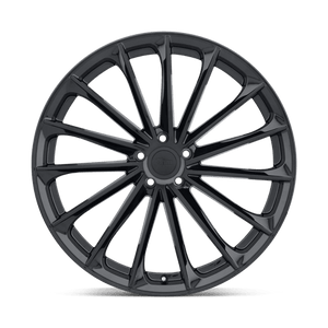 OHM PROTON Gloss Black 21x10.5 +30 5x120mm 64.2mm - Wheelwiz