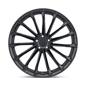 OHM PROTON Gloss Black 21x9 +25 5x120mm 64.2mm - Wheelwiz