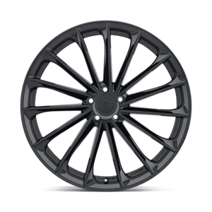 OHM PROTON Gloss Black 21x9 +25 5x120mm 64.2mm - Wheelwiz