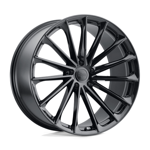 OHM PROTON Gloss Black 20x9 +30 5x120mm 64.2mm - Wheelwiz